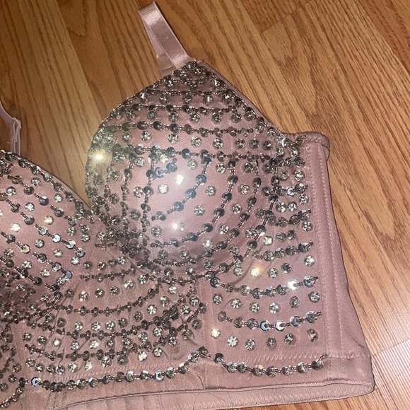 Windsor Beaded Crop Top - Picture 4 of 6